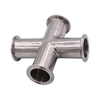Sanitary Stainless Steel Connection Forged Pipe Fitting Cross
