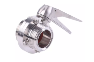 stainless steel sanitary butterfly valve