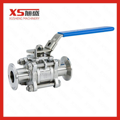 Stainless Steel Ss L Food Grade Encapsulated Tc Ball Valve