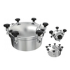 SS304 Stainless Steel Pressure Round Manways for Sanitary Industry