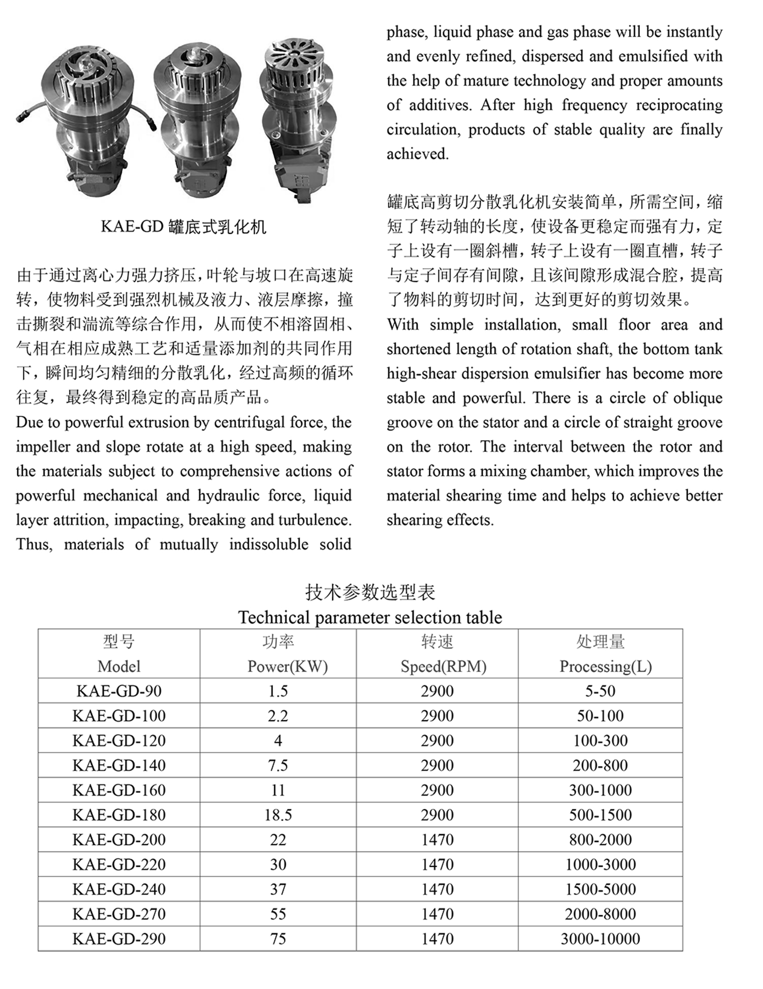 罐底式高剪切分散乳化机 罐底式高剪切分散乳化机