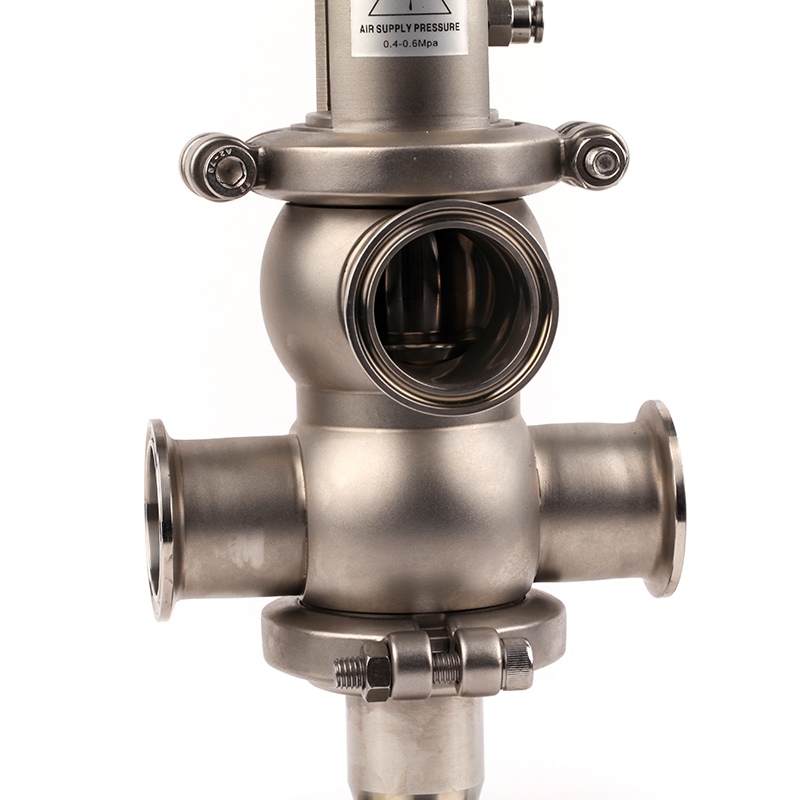 3 inch Sanitary Double Seat Mix proof Valves 