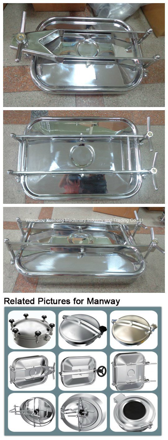 China Pressure Rectangular Manway with One Intersectant Arms