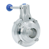 Stainless Steel Sanitary Hygienic Weld Butterfly Type Ball Valves
