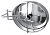 17" × 13" Sanitary Inward Oval Pressure Tank Manways 