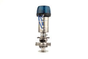 How to use sanitary pneumatic diverter valve?