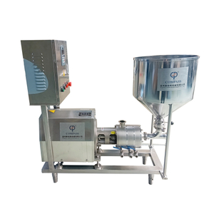 TRL3 Pipeline High Shear Dispersing Emulsifying Pump with 50L Hopper with VFD Frequency And Control Vabinet