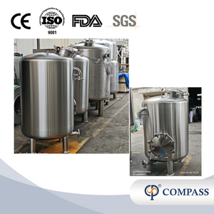 New Arrival 1000MM Stainless Steel Vertical Tank SS316L OEM Food Grade Sanitary Multi Media Filtertanks with Pressure Manhole