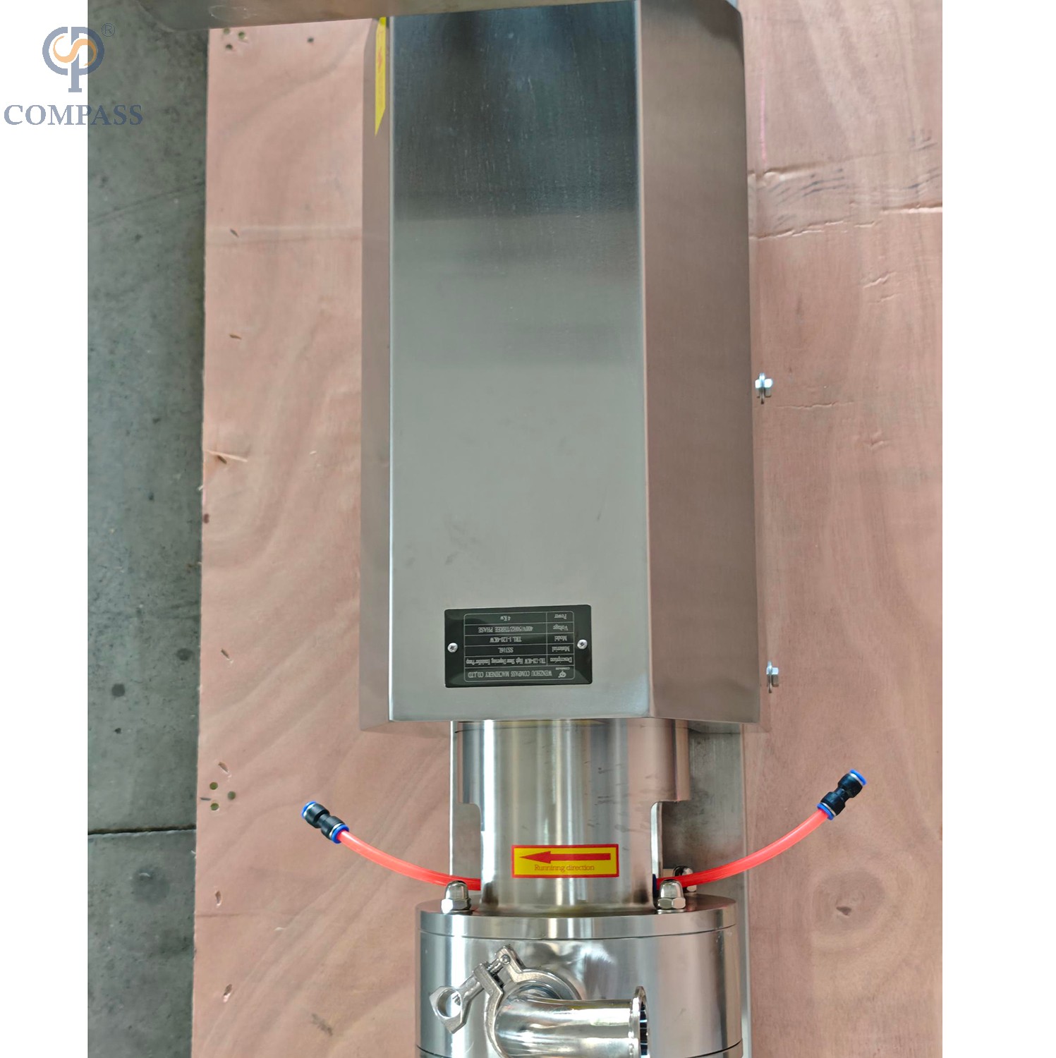  1-120-4KW Pipeline High Shear Dispersing Emulsifier Motor with VFD Control Cabinet