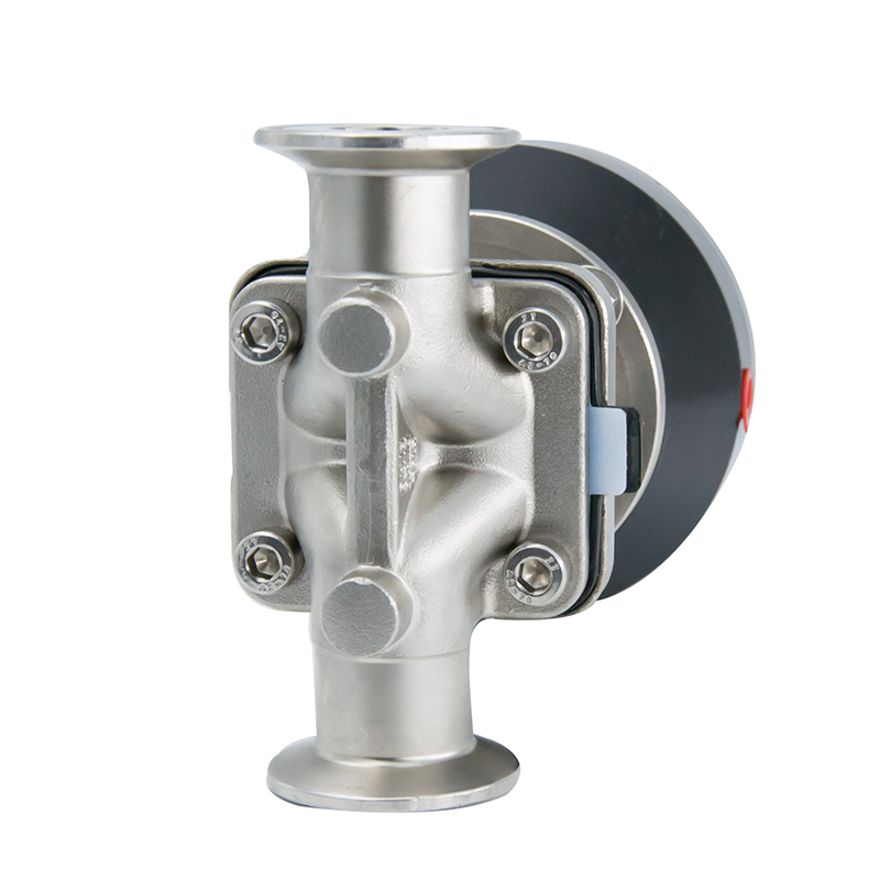 1Inch 25.4MM High Quality Sanitary Hygienic Stainless Steel SS316L Pneumatic SMS Clamp Straight Diaphragm Vavle with Lagre Plastic Pneumatic
