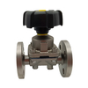 2Inch 50.8MM High Quality Sanitary Hygienic Stainless Steel SS316L Manual SMS Flanged End Straight Diaphragm Valve
