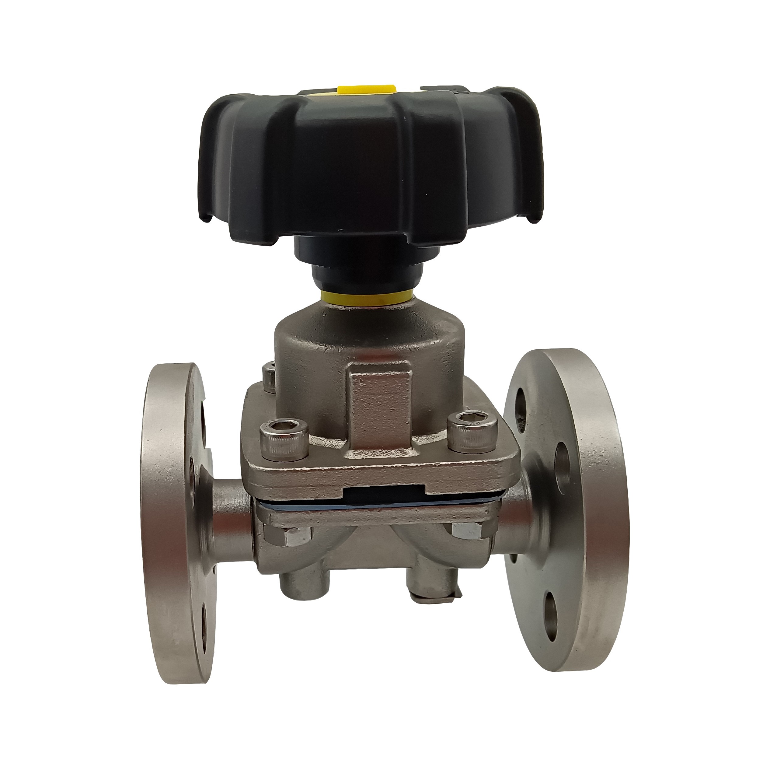 2Inch 50.8MM High Quality Sanitary Hygienic Stainless Steel SS316L Manual SMS Flanged End Straight Diaphragm Valve