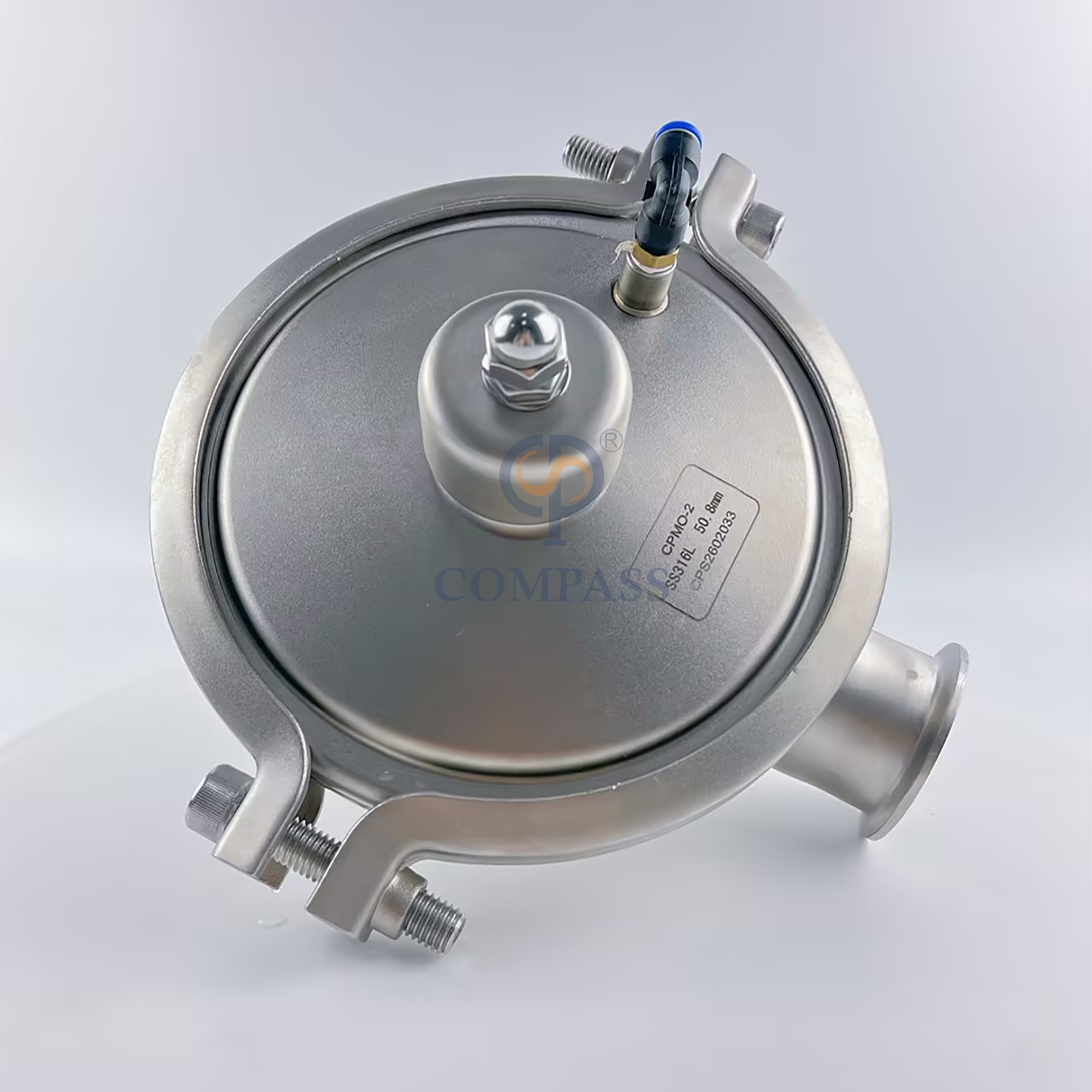 SMS CPM0-2 2'' TC64MM Sanitary Stainless Steel SS316L Adjustable Pressure Constant Pressure Valve for Water Treatment Liquid Gas