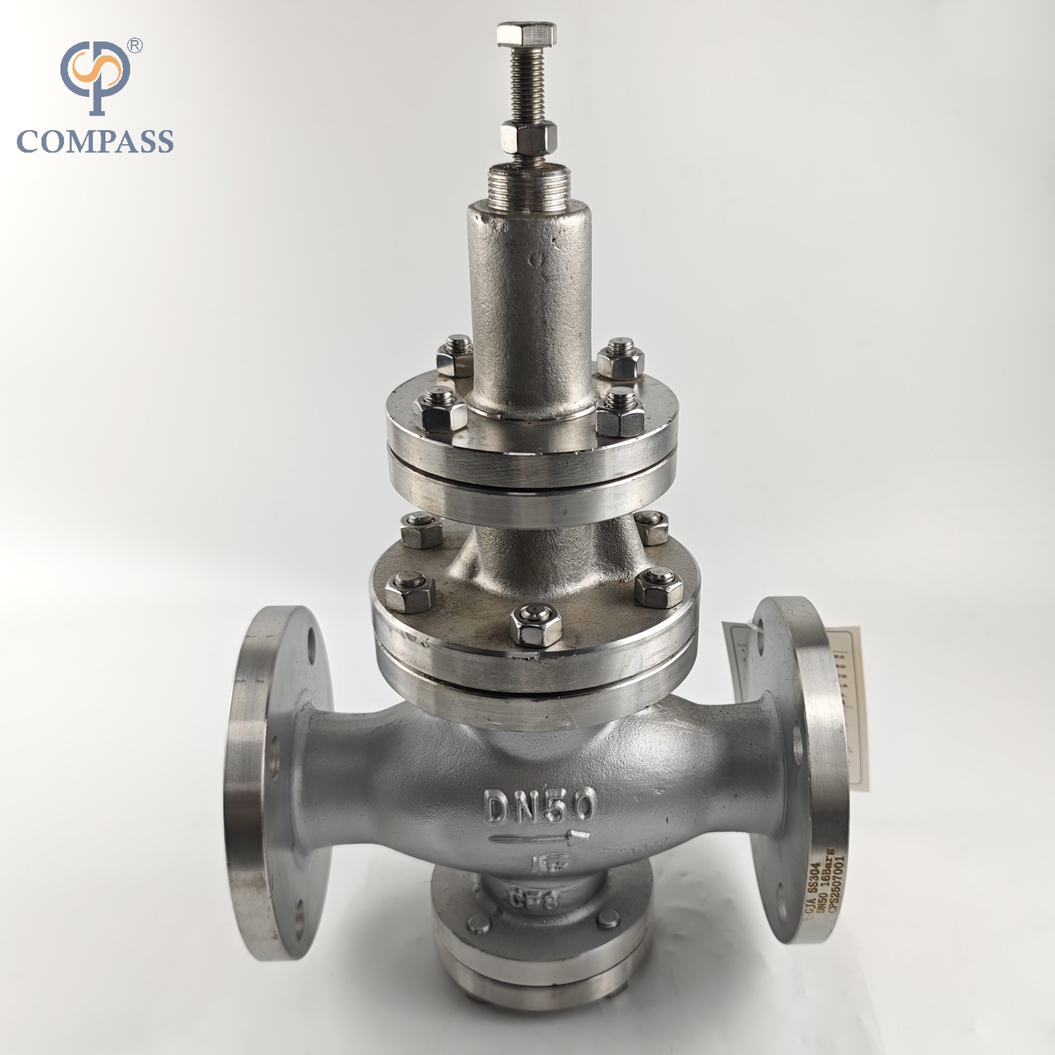 DN50 Stainless Steel Stainless Steel Pn16 Indurtail Flange Pressure Relief Valve