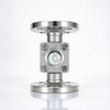 150LBS 1Inch SS304 Flange Cross Sight Glass with PTFE Gasket and Tempered Glass