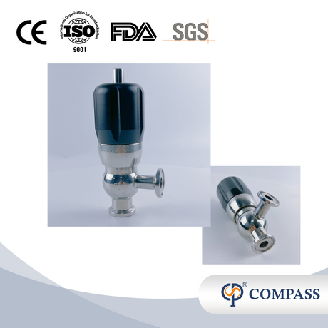 Best Selling 1/2Inch Sanitary Grade Stainless Steel AISI316L SMS Manual Clamped Mini Sterile Safety Valve for Oil and Gas Industry