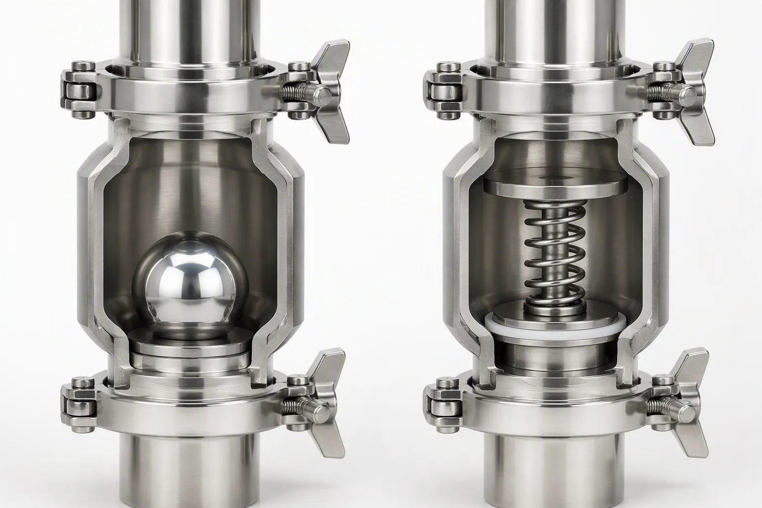 Types of Sanitary Check Valves