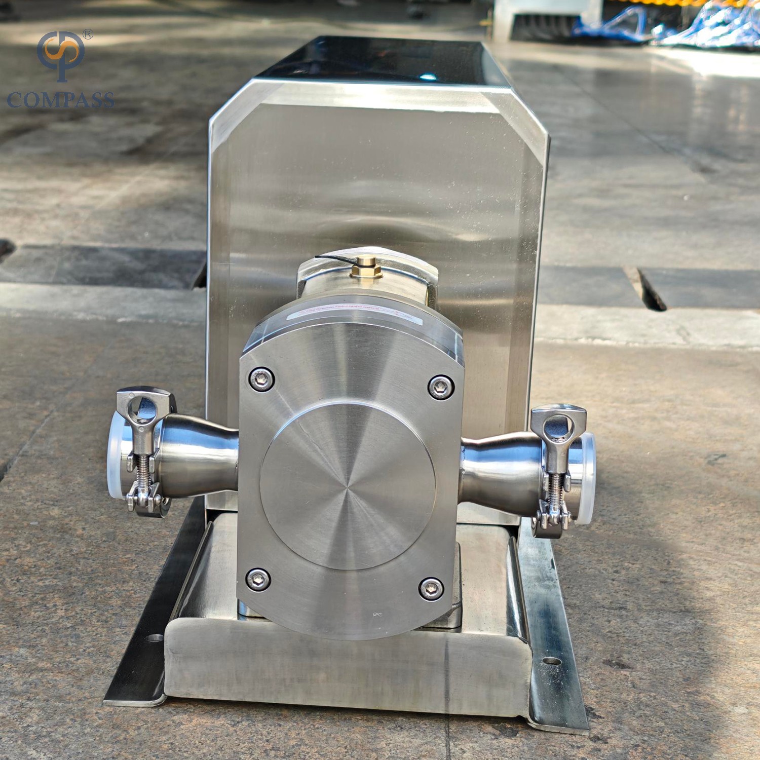 SS316L Sanitary Lobe Pump With Fixed Ratio Motor 