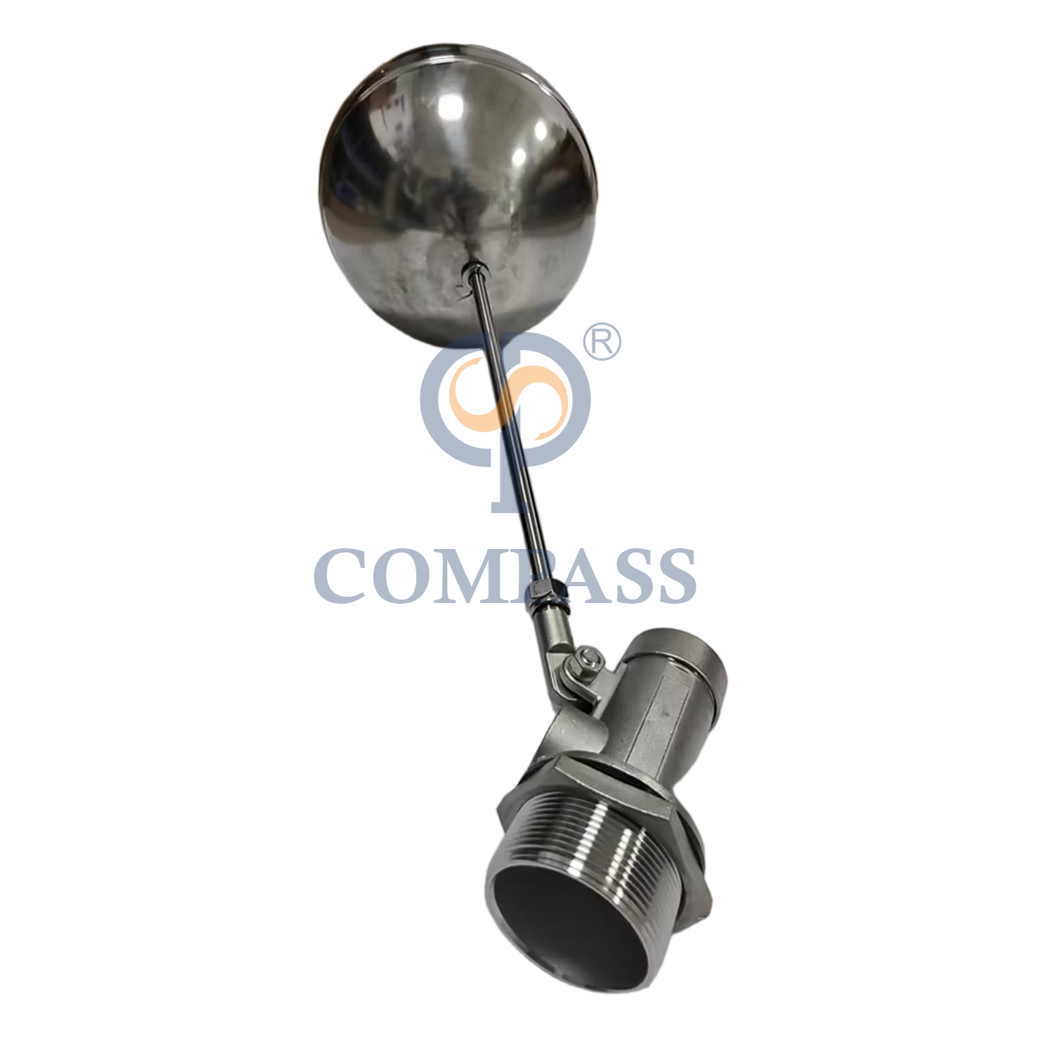 SS304 250MM Ball Size BSP Male Threaded End 2Inch DN50 Float Ball Valve for the Tank