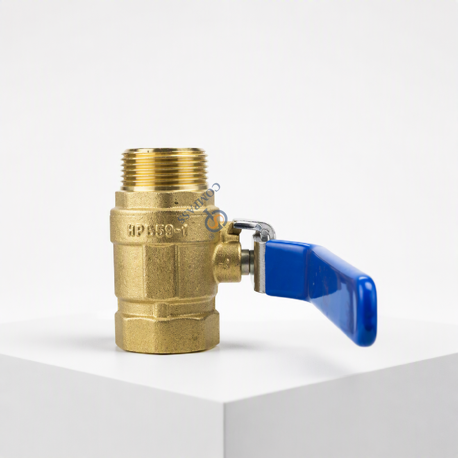 Hot Selling 1-1/4" BSPP Thread Brass Material High Quality Manual Power Female-Male Thread Brass Ball Valve with PTFE Gasket