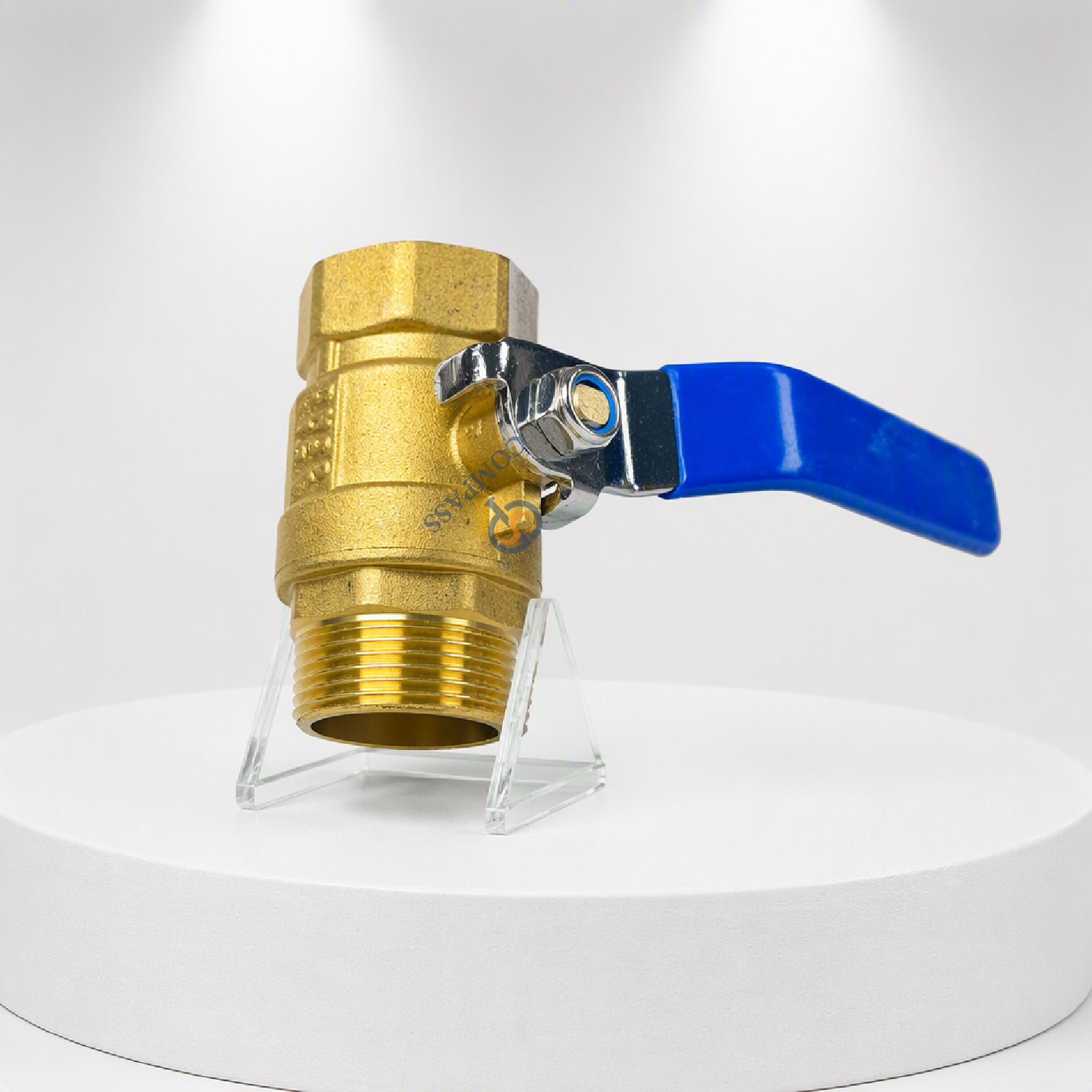 Hot Selling 1-1/4" BSPP Thread Brass Material High Quality Manual Power Female-Male Thread Brass Ball Valve with PTFE Gasket