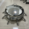 SS316L DN600 Sanitary Stainless Steel Manhole Cover Hygiene Mirror Polishing Outward Round Pressure Tank Manways with EPDM Seal