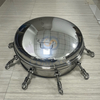 SS316L DN600 Sanitary Stainless Steel Manhole Cover Hygiene Mirror Polishing Outward Round Pressure Tank Manways with EPDM Seal