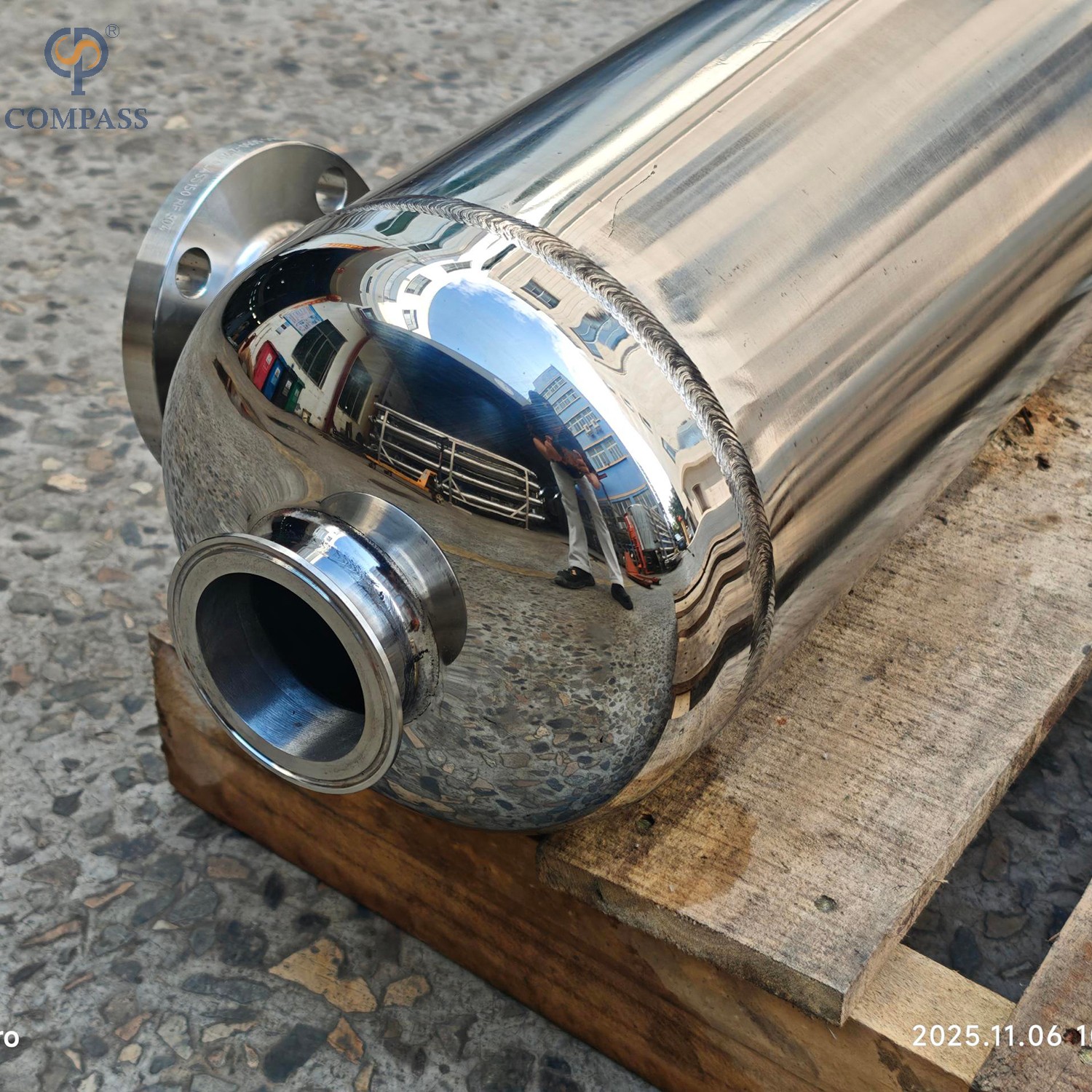 SS304 Food Grade Coiled Tube Heat Exchanger