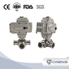 Manufacturer′ S Price 38.1mm Stainless Steel SMS Electric Type T Clamp Ball Valve