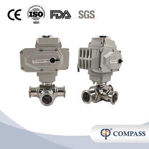 Manufacturer′ S Price 38.1mm Stainless Steel SMS Electric Type T Clamp Ball Valve