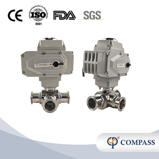 Manufacturer′ S Price 38.1mm Stainless Steel SMS Electric Type T Clamp Ball Valve