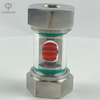 SS304 STAINLESS STEEL IMPELLER WATER FLOW INDICATOR VERTICAL PIPELINE GLASS SIGHT GLASS