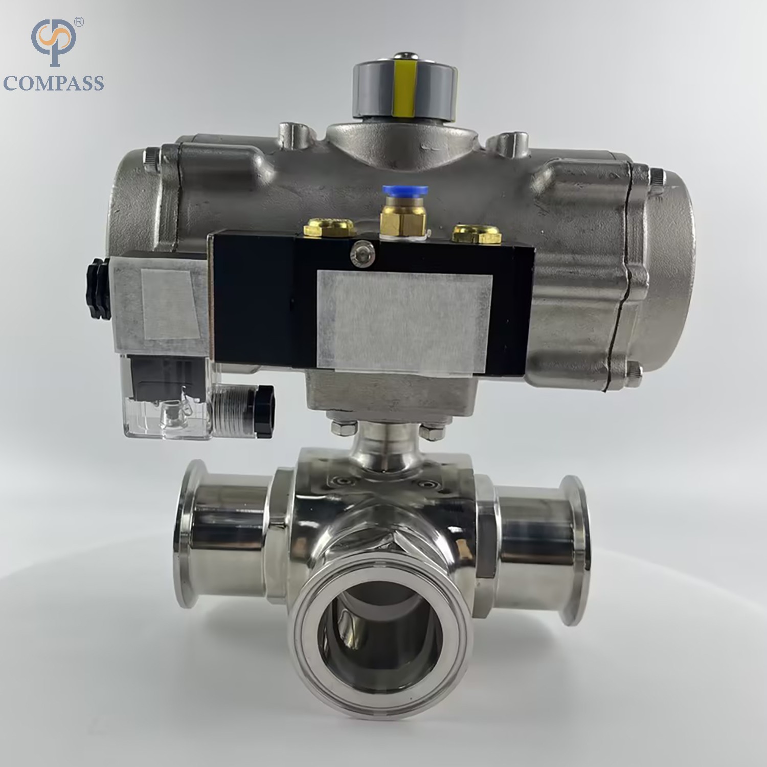 2"-50.8MM STAINLESS STEEL ACTUATOR TYPE T CLAMP BALL VALVE