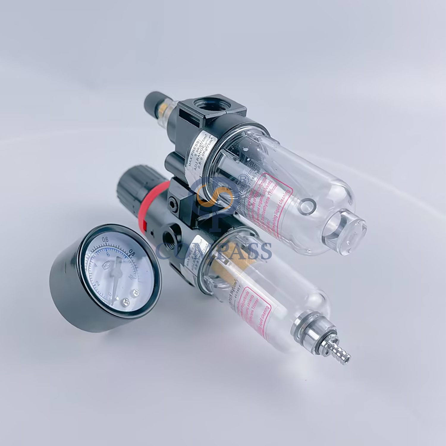 Made in China Sanitary Stainless Steel Filters AFR 2000 Copper Core Plastic and Iron 1/4'' Female Thread FL Reduced Pressure Filter 