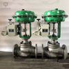Normally Close PN16 DN40 SS304 Modulating Valves with Pneumatic Actuator