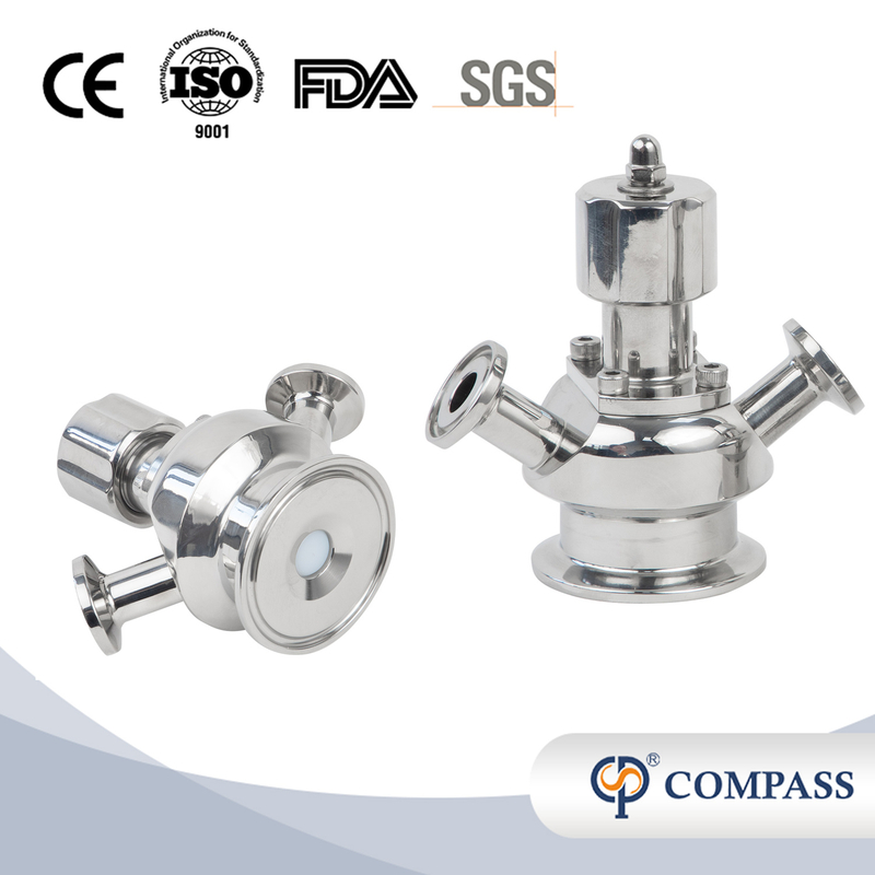 Hygienic Hygiene SS316L High Quality Sampling Valve with Stainless Steel Cap