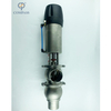 SS304 DIN 21 MODEL PNEUMATIC CLAMP DIVERTER VALVE WITH 24V CONTROL HEAD