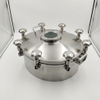 DN500XDN400 SS316L New Arrival Sanitary Stainless Steel 3 Bar Matte Polish Outward Elliptical Pressure Manways with Sight Glass