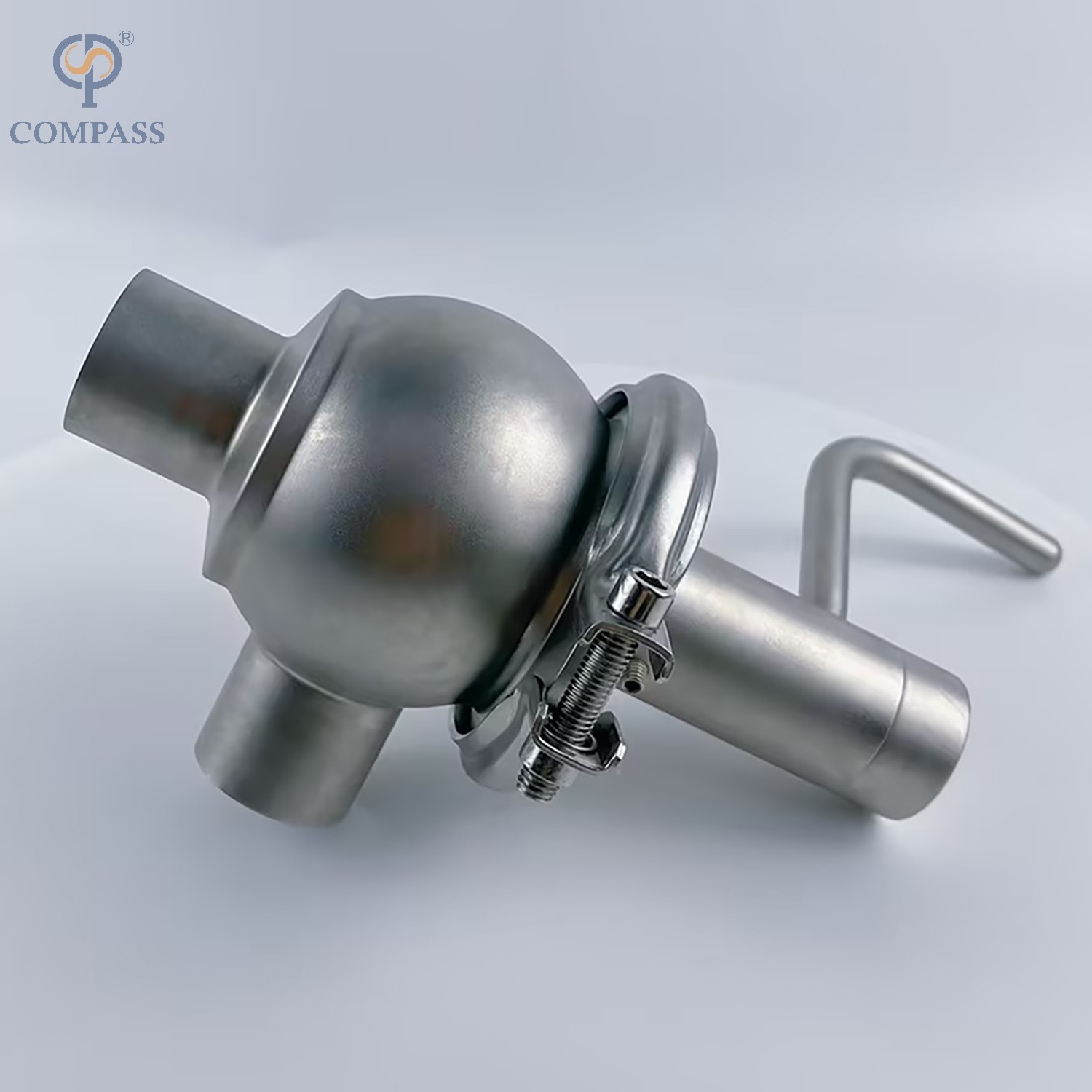 Hygiene OD38.1MM SS304 SMS 20 Model Manual Butt Welded End Diverter Valves