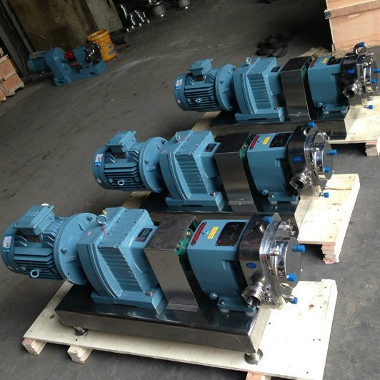 Stainless Steel High Viscosity Hygienic Grade Rotor Pump