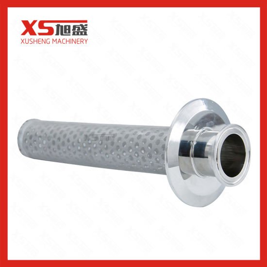 Stainless Steel Hygienic Butt-Weld Straight Filter Strainer