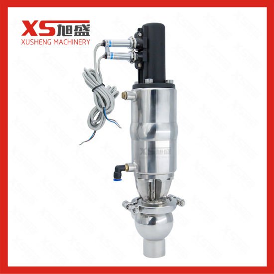 Stainless Steel Sanitary Pneumatic Divert Single Seat Valve