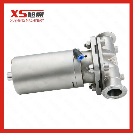 Stainless Steel Pneumatic Head Diaphragm Valves with PTFE + EPDM