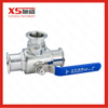 Stainless Steel Sanitary Clamp T Port Ball Valves