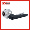 Stainless Steel Sanitary SMS Clamp-Clamp Butterfly Valves with Black Handle