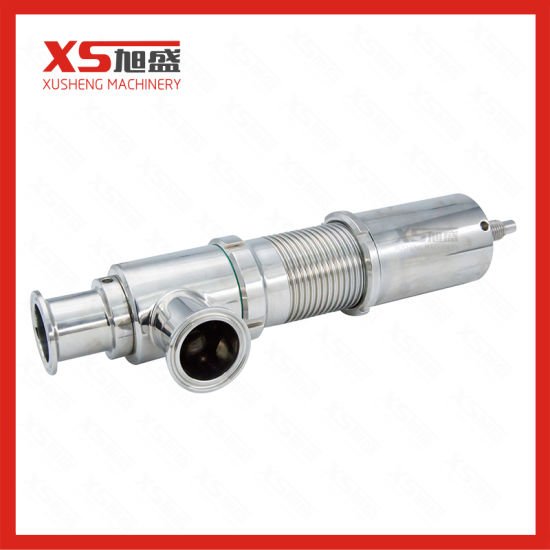 Sanitary Over Flow Valve Stainless Steel Safety Valve