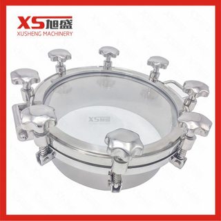 D450mm Stainless Steel Handle Pressure Circle Manhole Covers