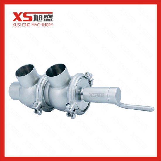 Sanitary Stainless Steel Manual Double Seat Valve