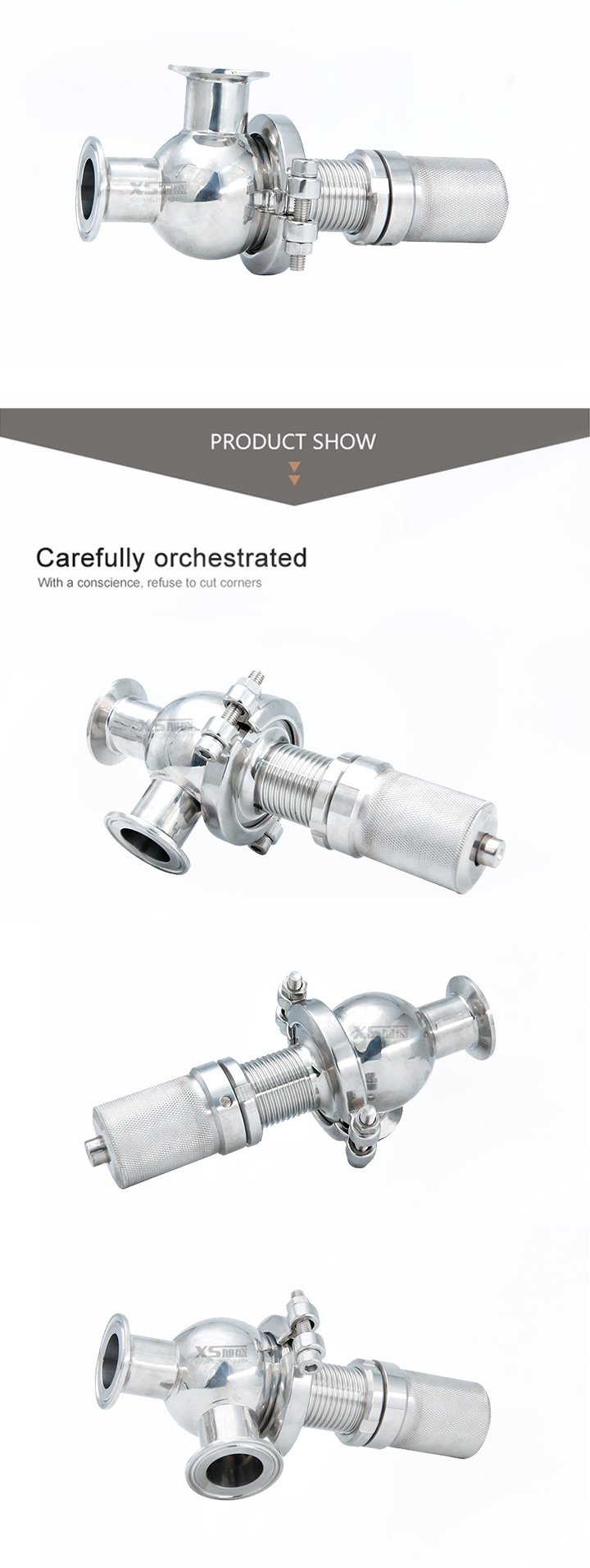 Stainless Steel Sanitary Pressure Release Safety Valve