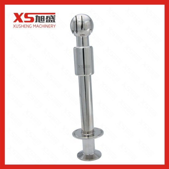 Stainless Steel Ss304 Double Tri Clamp Rotary Tank Washing Ball